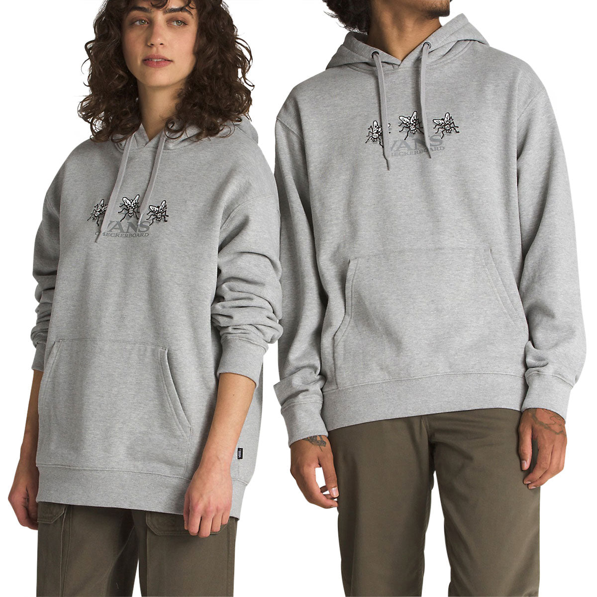 Vans High Flier Loose Hoodie - Cement Heather image 4