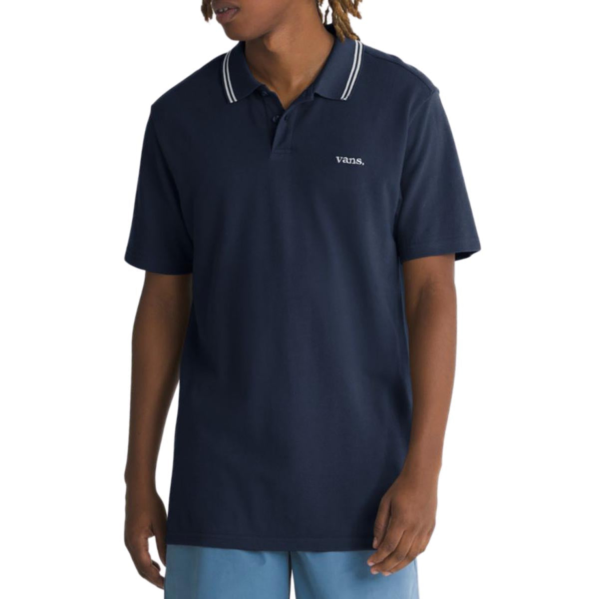 Vans Halecrest Polo Shirt - Dress Blues image 4