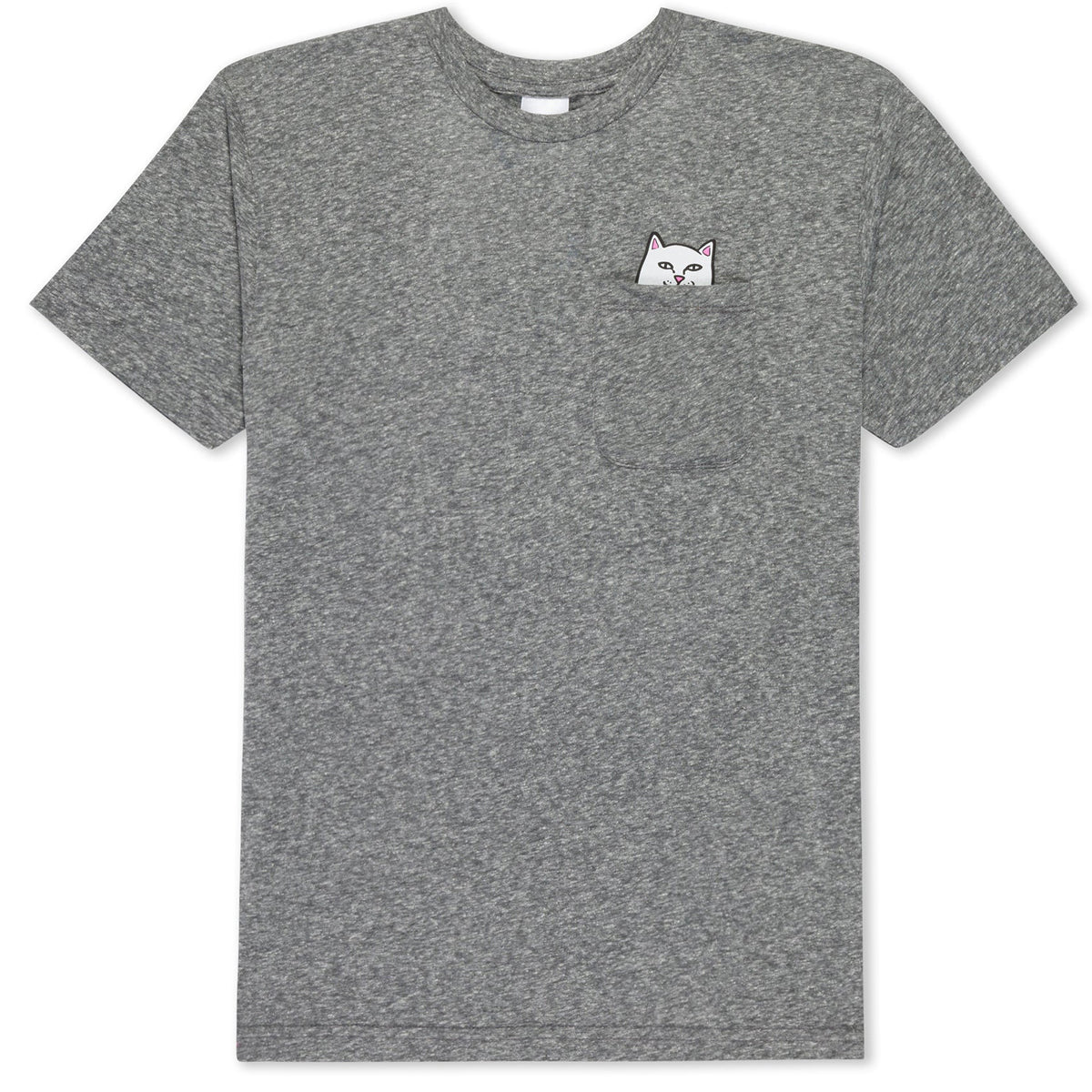 RIPNDIP Lord Nermal Pocket T-Shirt - Heather Grey image 1