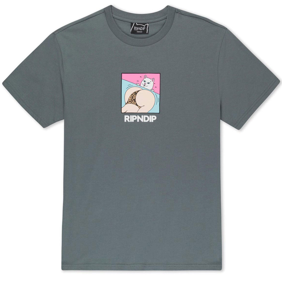 RIPNDIP Peaches And Nerm T-Shirt - Charcoal image 1