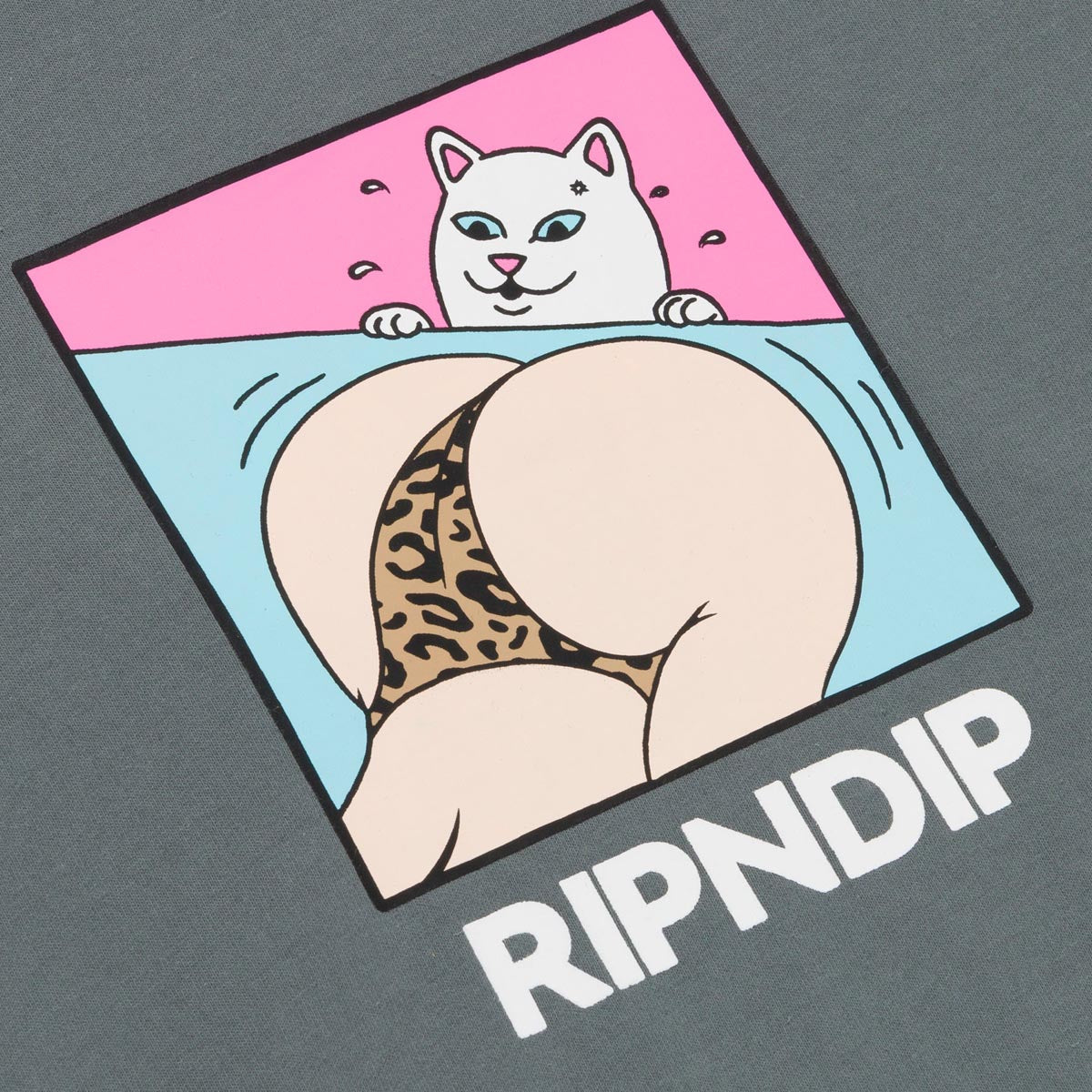 RIPNDIP Peaches And Nerm T-Shirt - Charcoal image 2