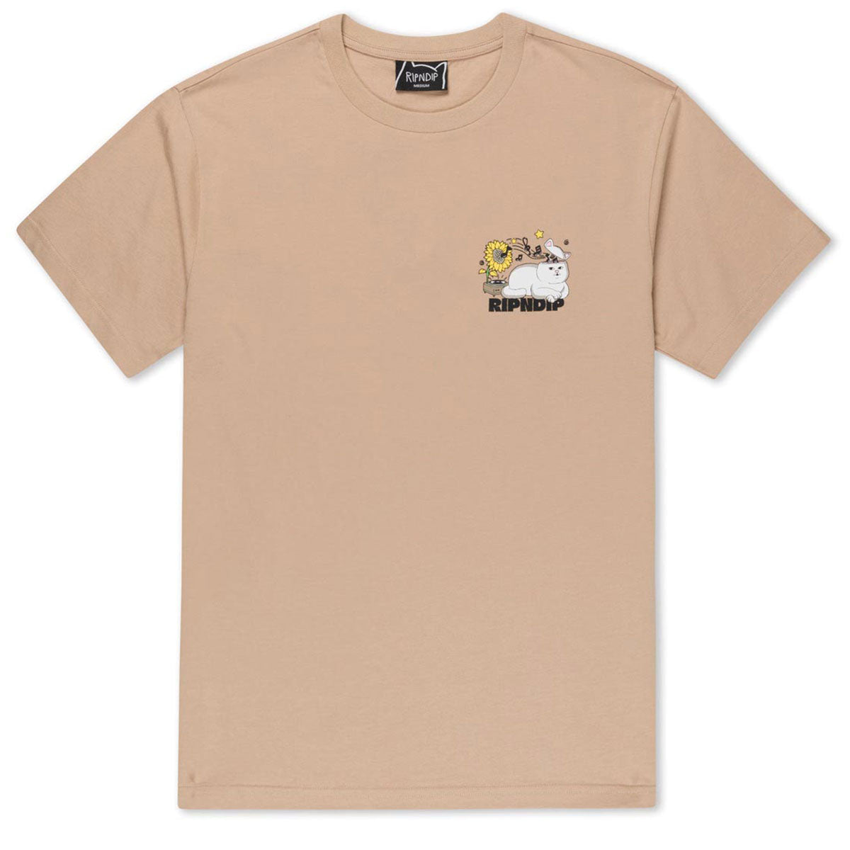 RIPNDIP No Music No Life T-Shirt - Almond image 2