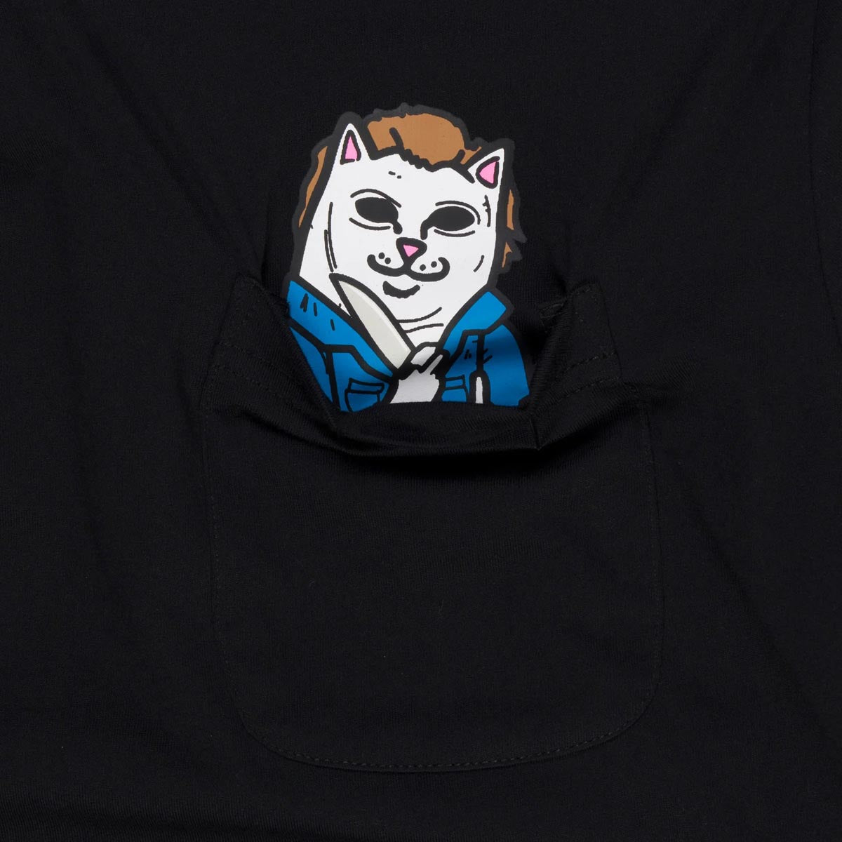 RIPNDIP Killer Nerm Pocket T-Shirt - Black image 2