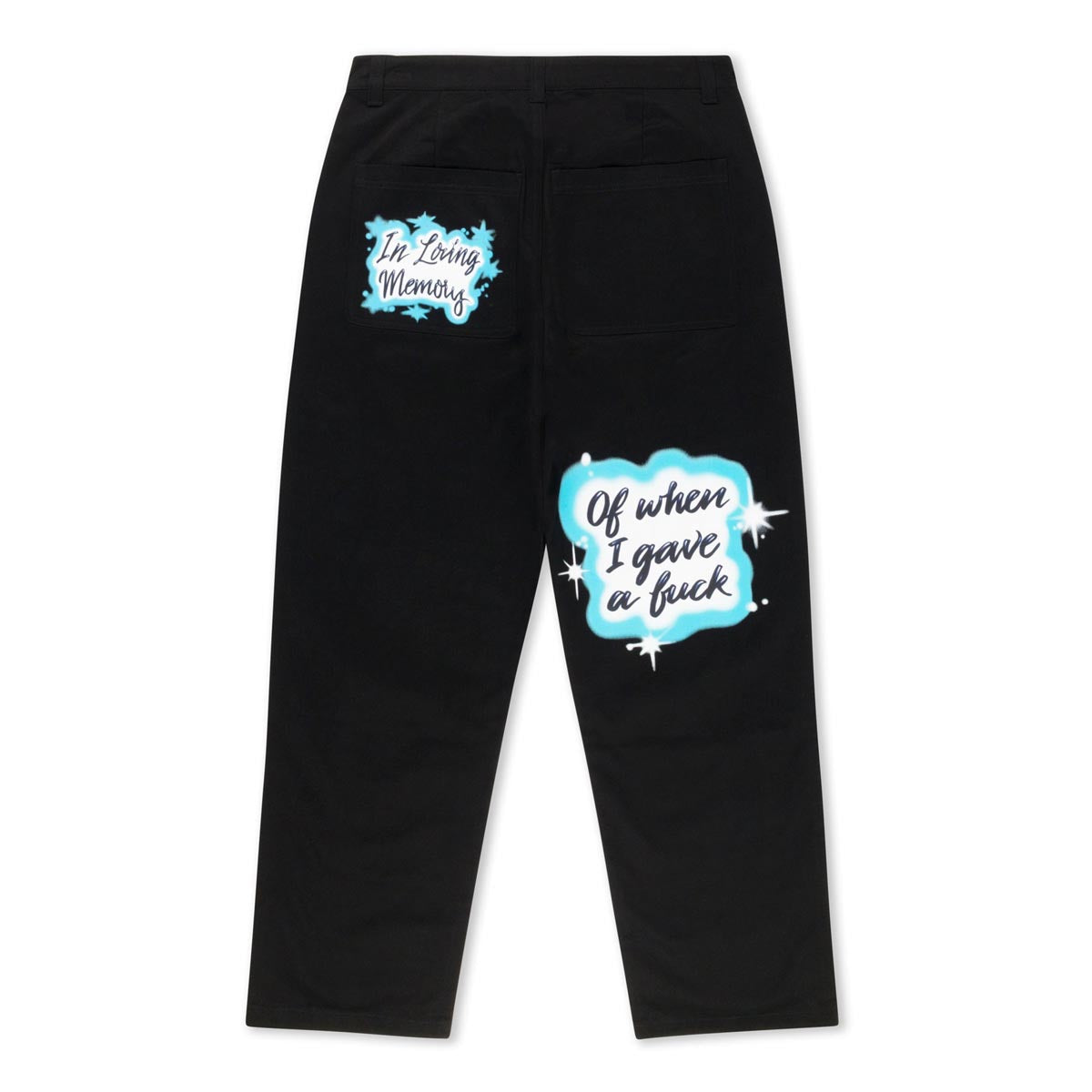 RIPNDIP In Loving Memory Denim Pants - Black image 2