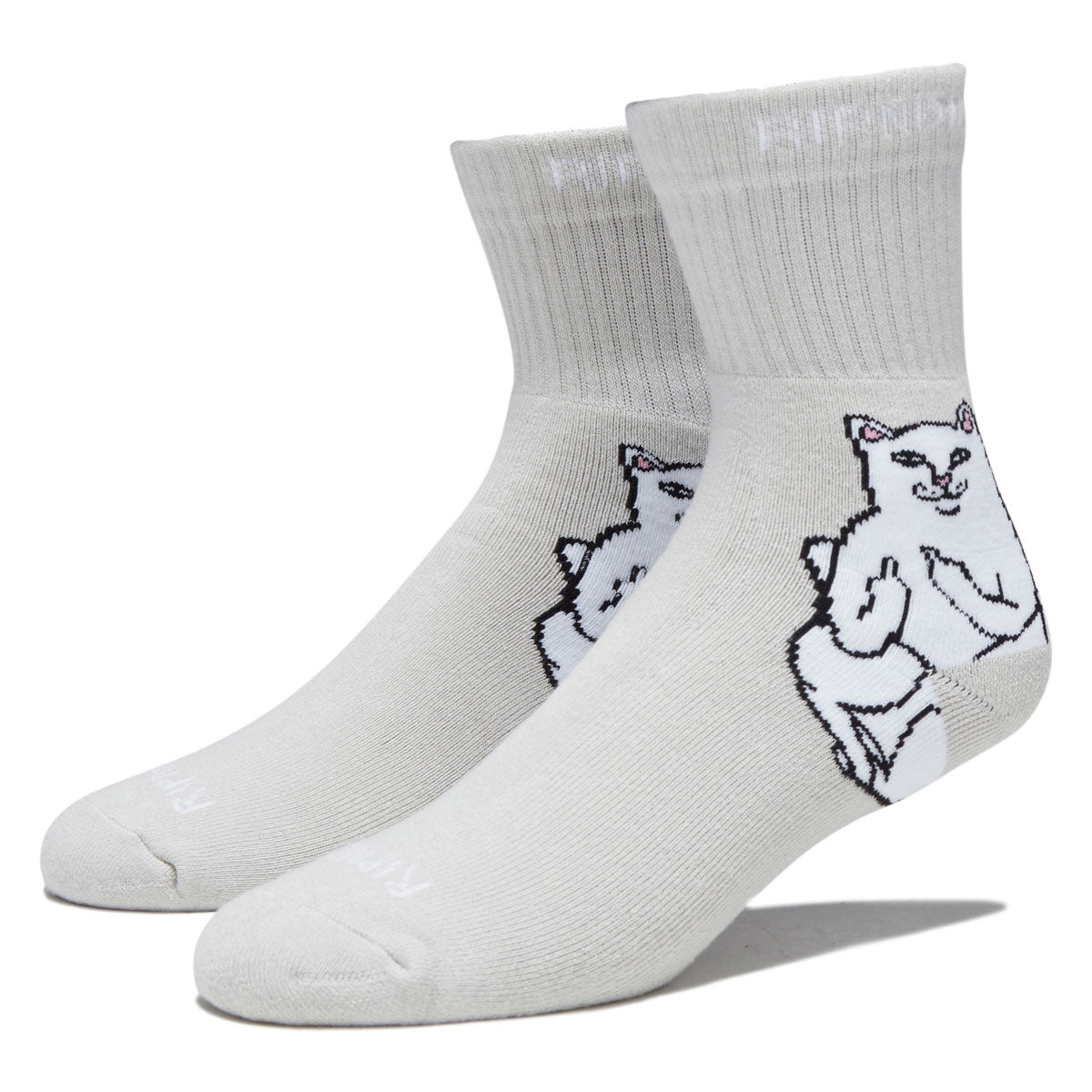 RIPNDIP Lord Nermal Mid Socks - Grey image 1