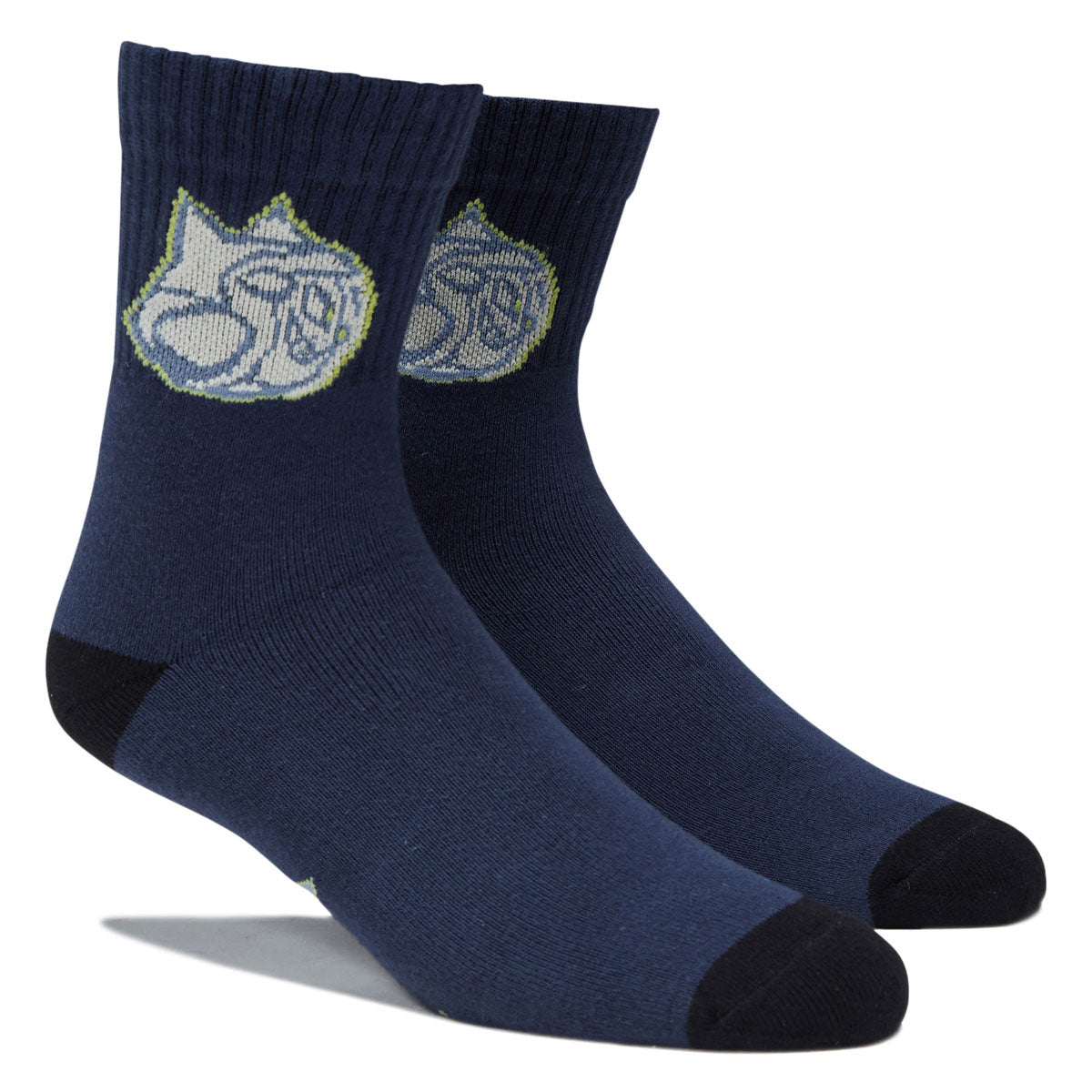 RIPNDIP Cyclone Mid Socks - Navy image 2