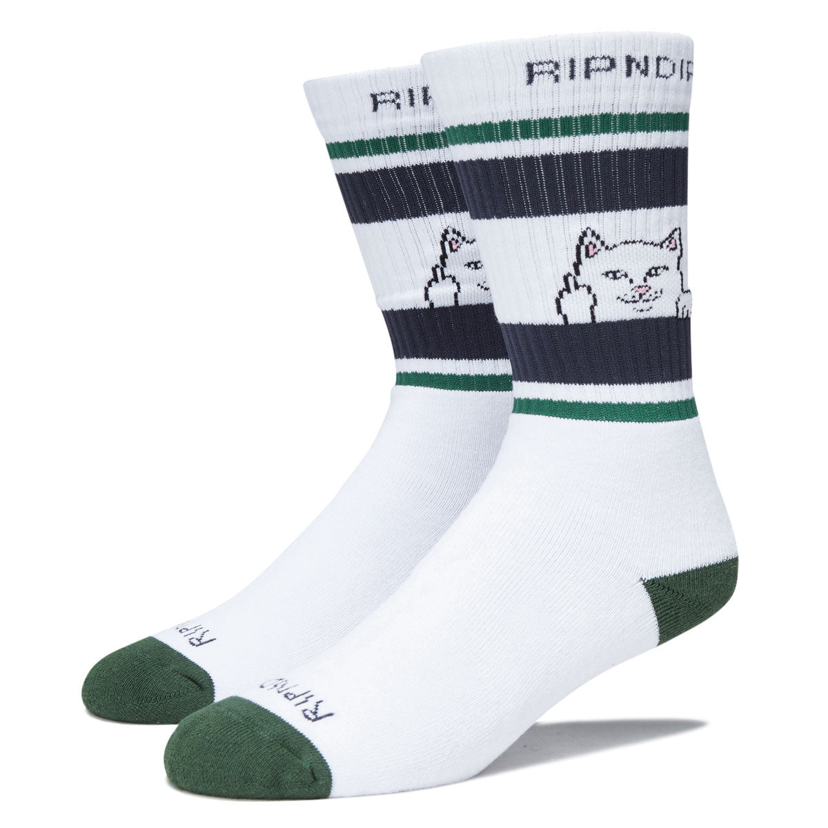 RIPNDIP Peeking Nermal Socks - Green/Slate image 1