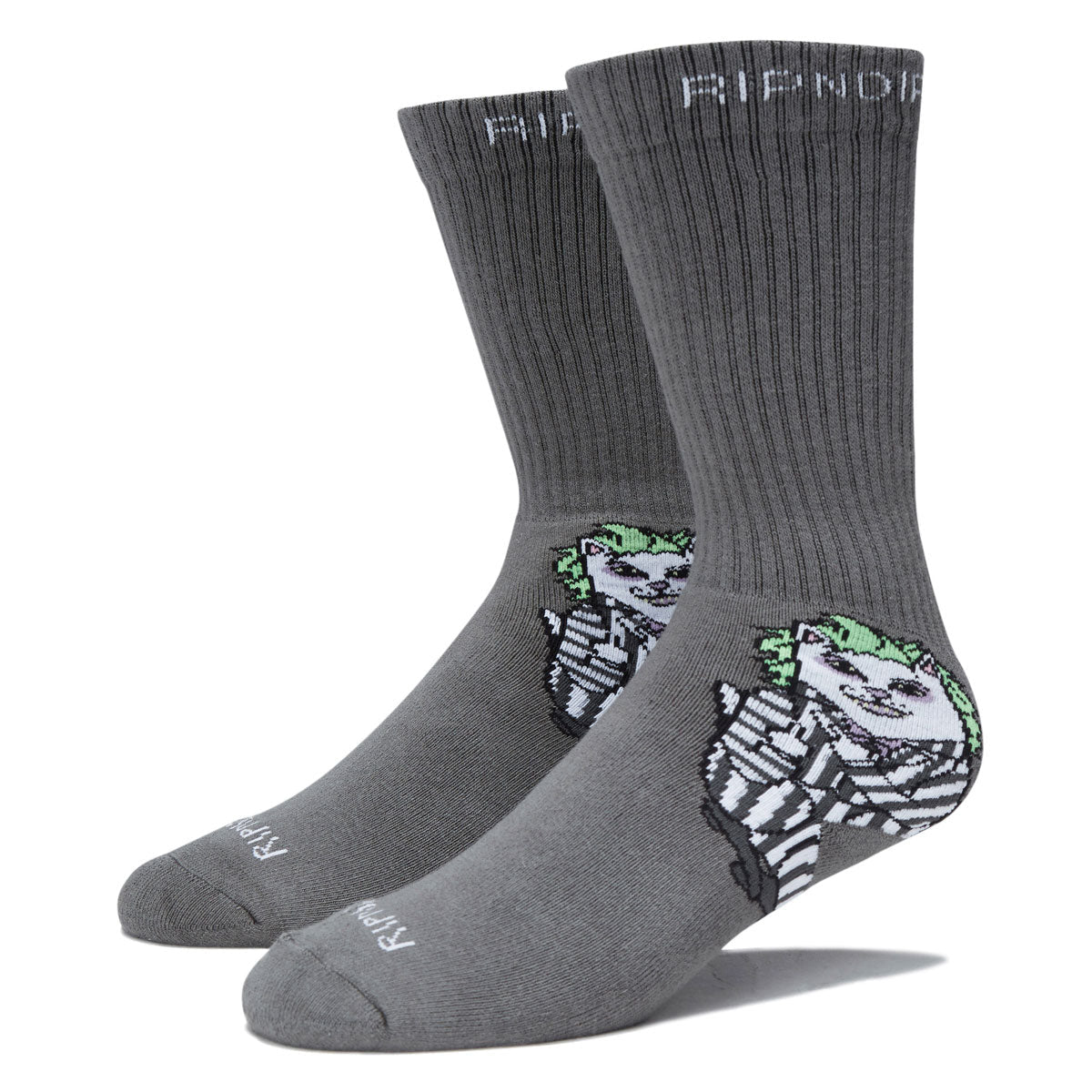 RIPNDIP Bug Drank Nerm Socks - Charcoal image 1