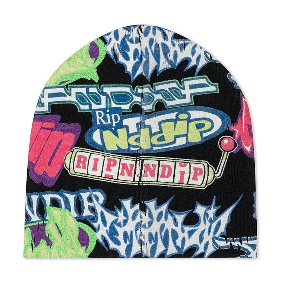 RIPNDIP Out Here Tour Skull Beanie - Multi image 2