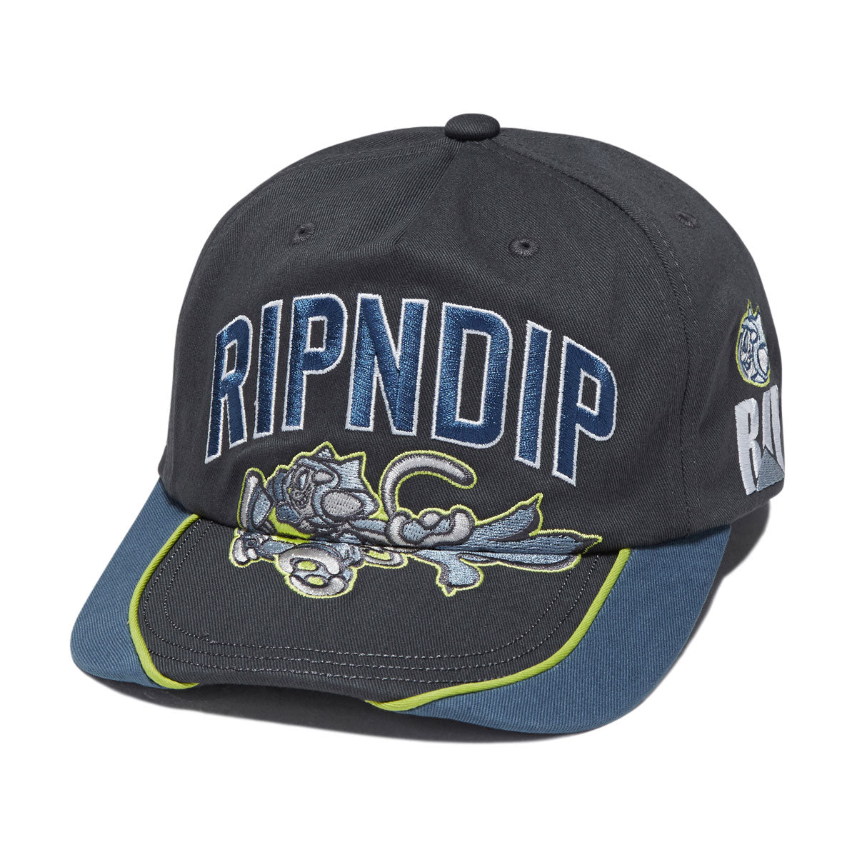 RIPNDIP Cyclone Snapback Hat - Black image 1