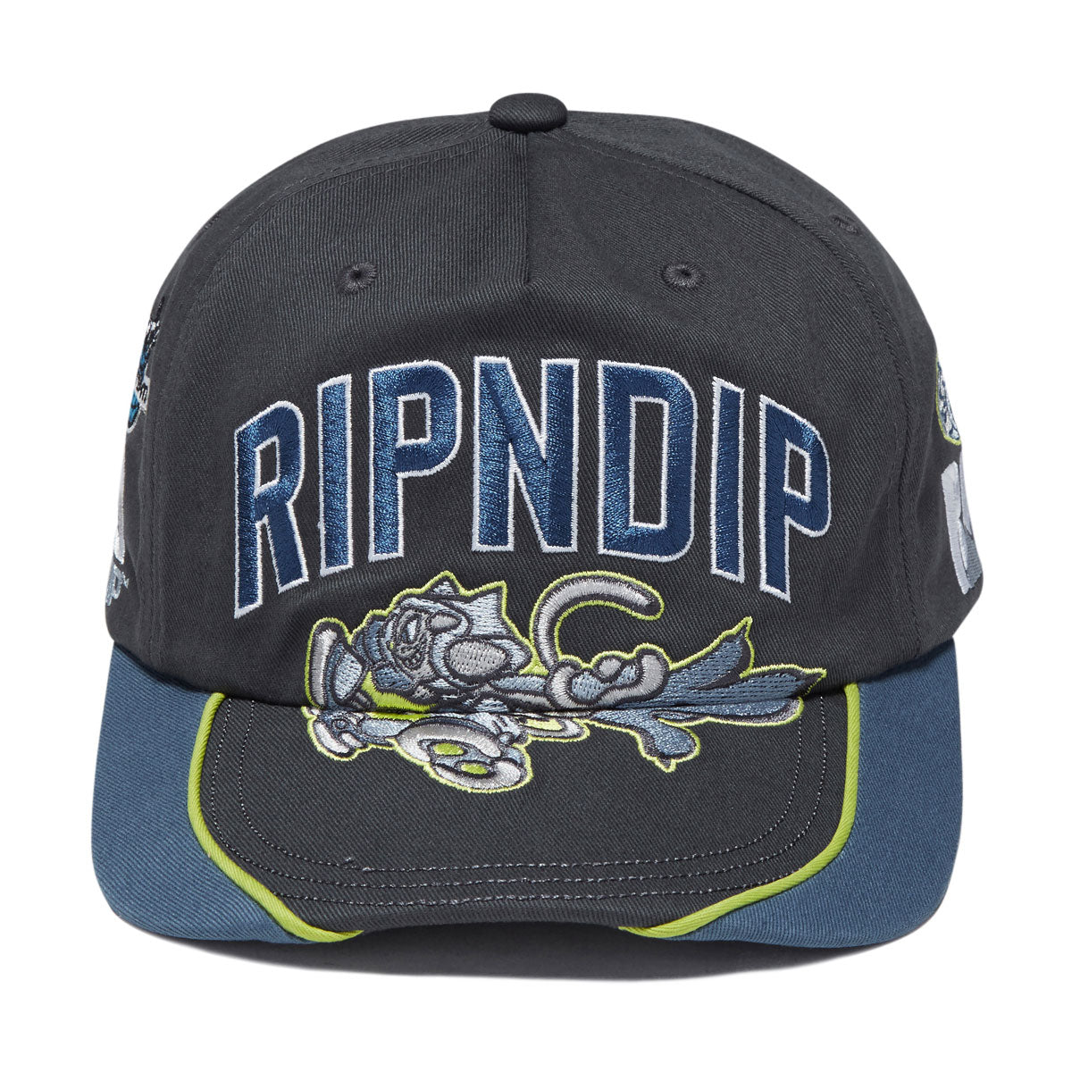 RIPNDIP Cyclone Snapback Hat - Black image 5