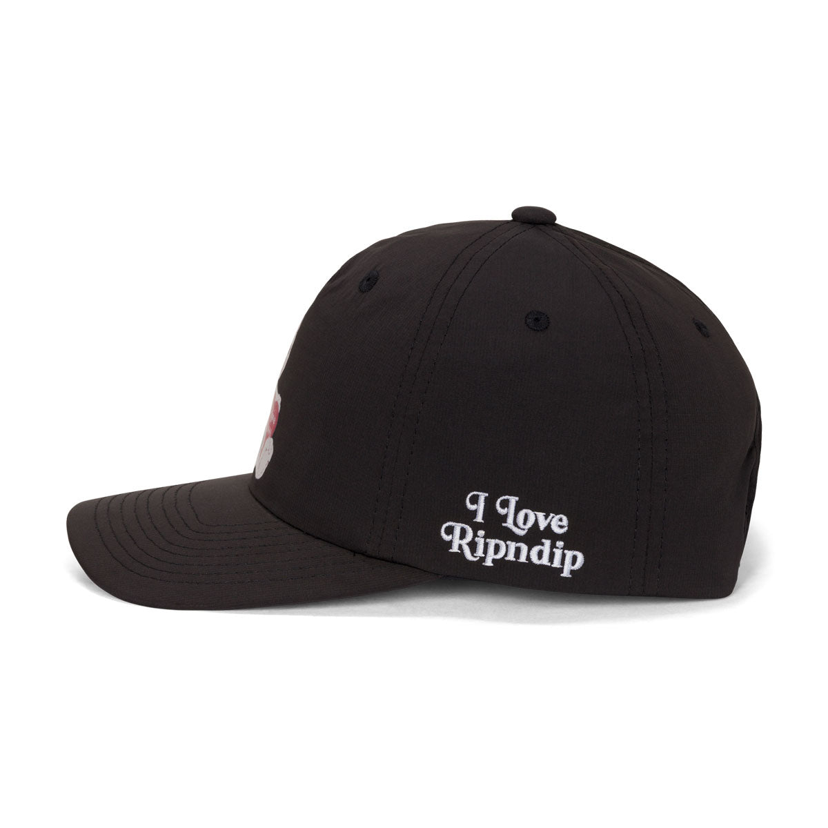 RIPNDIP I Love Cats Snapback Hat - Black image 3