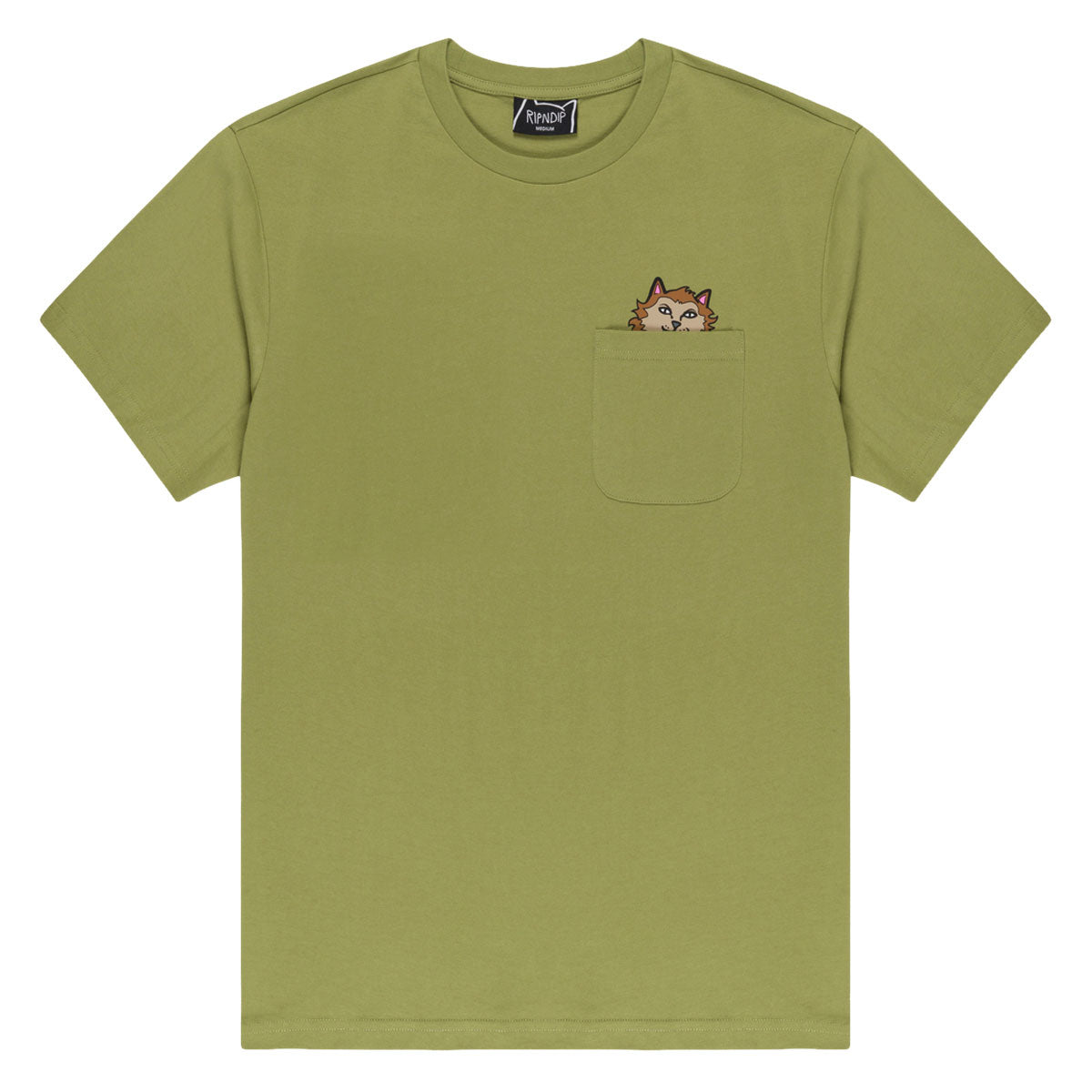RIPNDIP Full Moon Nerm Pocket T-Shirt - Light Forest image 1