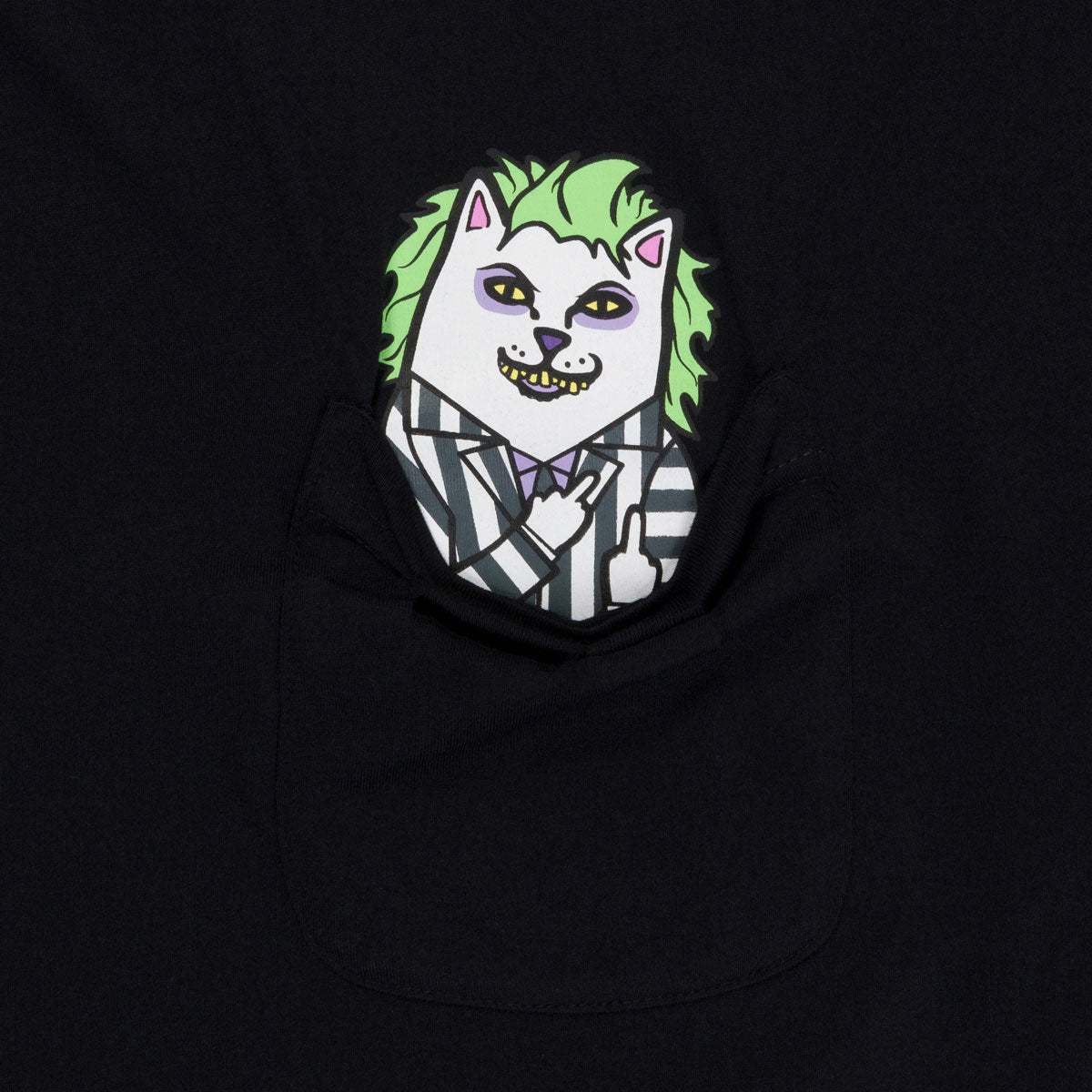 RIPNDIP Bug Drank Nerm Pocket T-Shirt - Black image 2