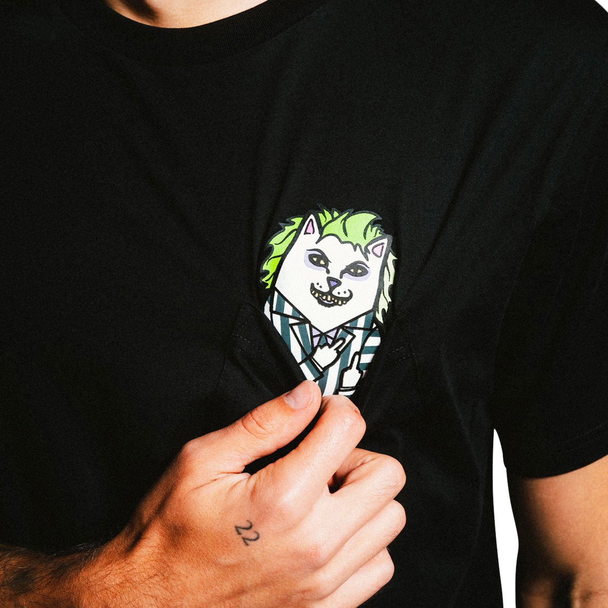 RIPNDIP Bug Drank Nerm Pocket T-Shirt - Black image 3