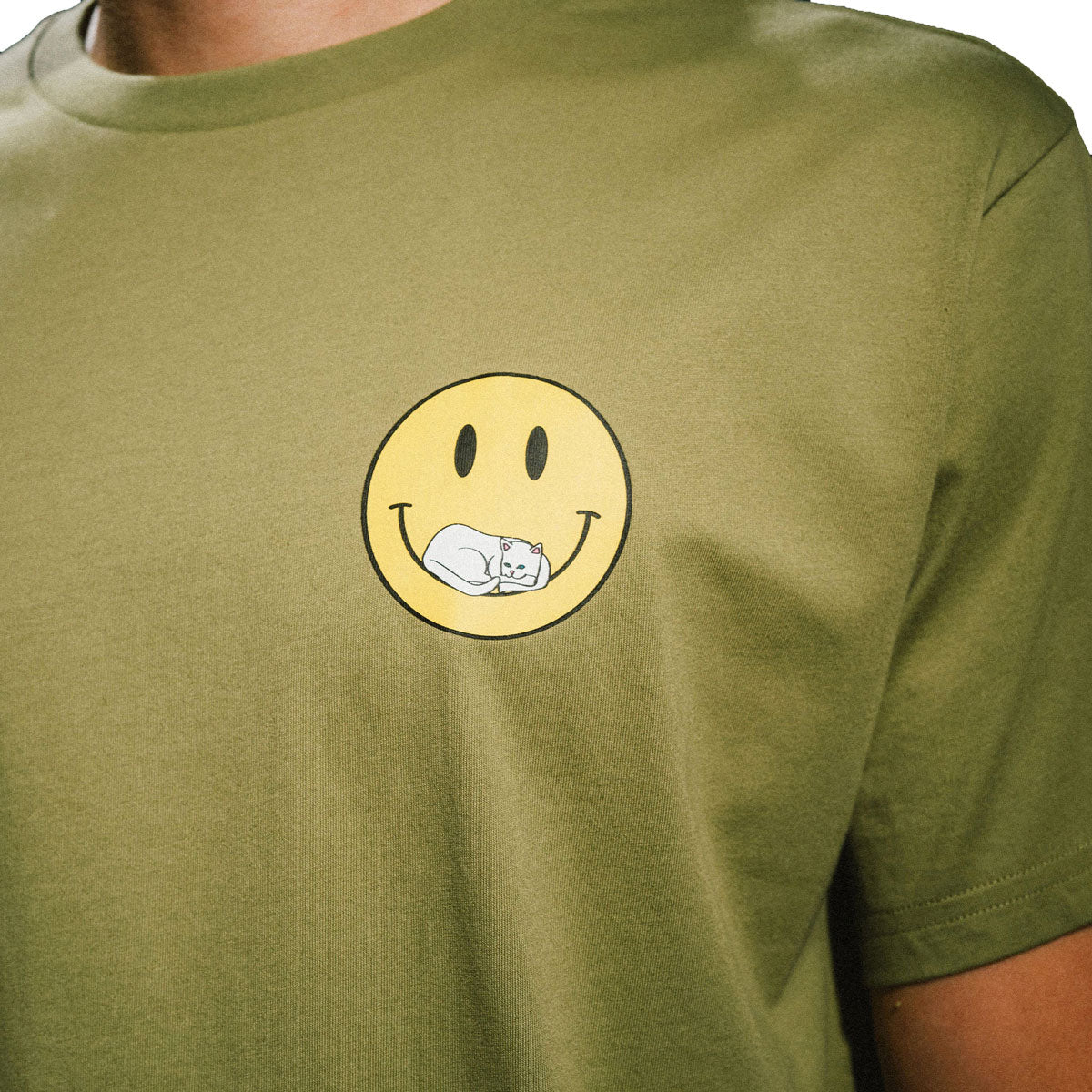 RIPNDIP Everything Will Be Ok T-Shirt - Light Forest image 3