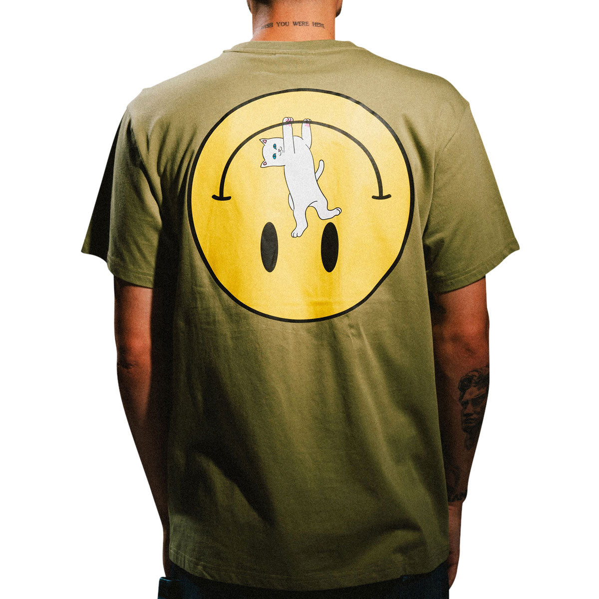 RIPNDIP Everything Will Be Ok T-Shirt - Light Forest image 4