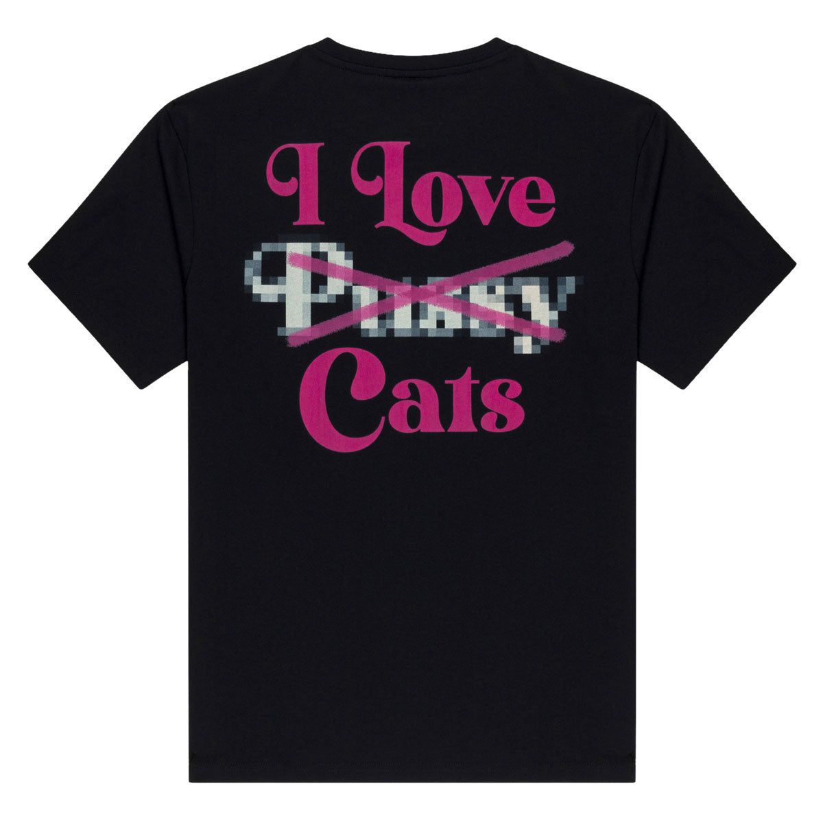 RIPNDIP I Love Cats T-Shirt - Black image 1