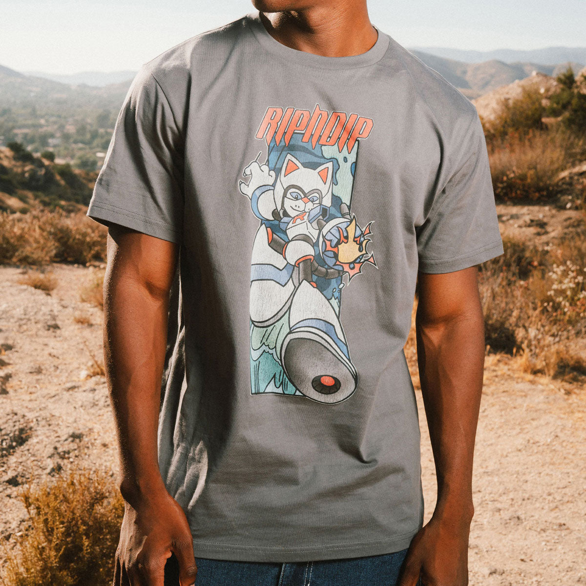 RIPNDIP Rokkunerm T-Shirt - Charcoal image 2