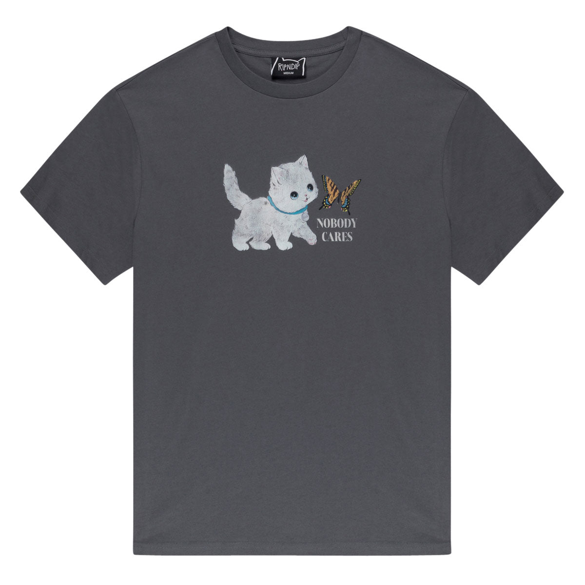 RIPNDIP Not Easy T-Shirt - Charcoal image 1