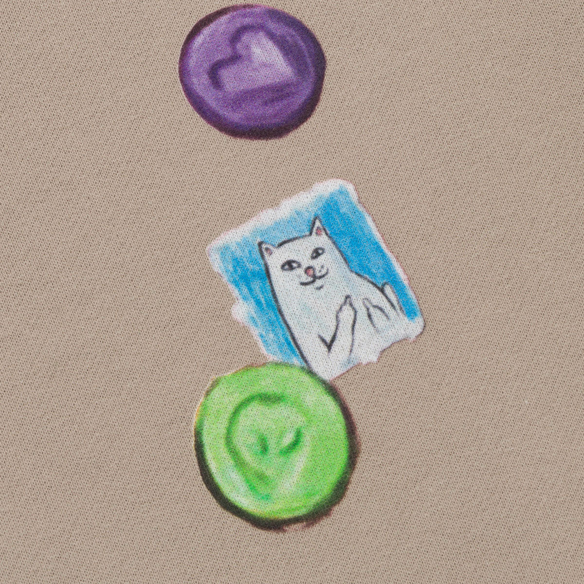 RIPNDIP Vitamins Hoodie - Sand image 3