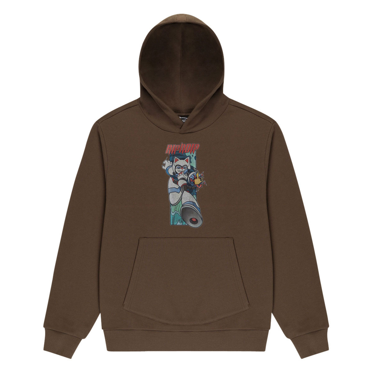 RIPNDIP Rokkunerm Hoodie - Dusty Brown image 1