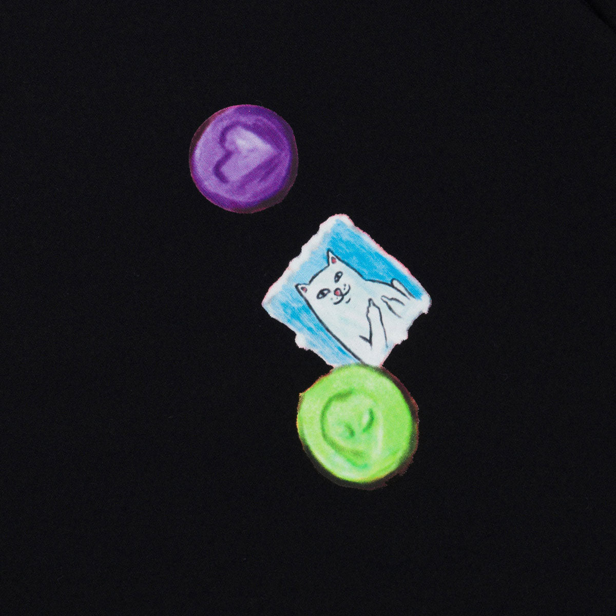 RIPNDIP Vitamins T-Shirt - Black image 3