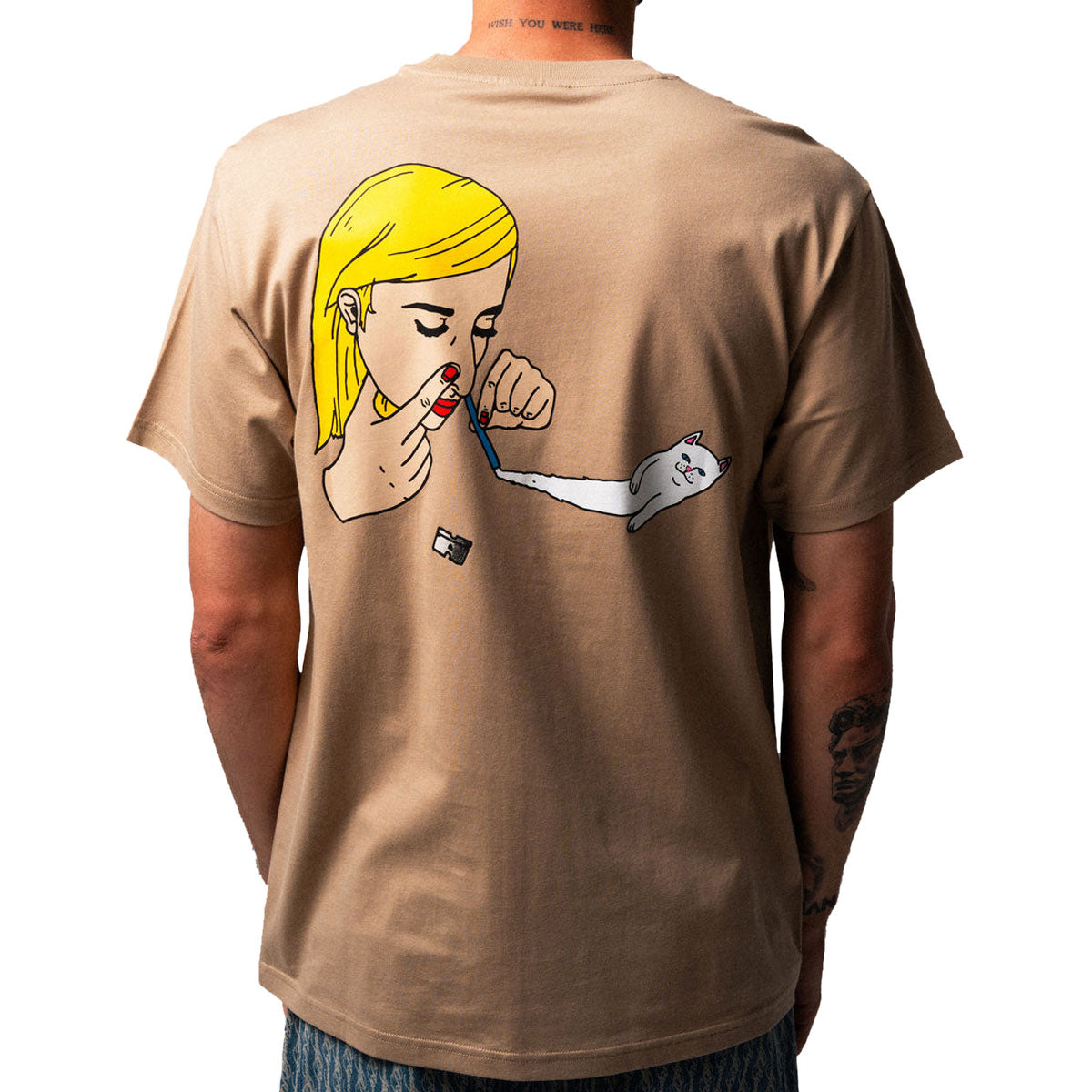 RIPNDIP Coco Nerm T-Shirt - Tan image 4