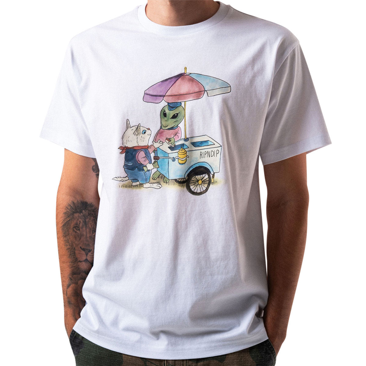 RIPNDIP Nerm Frios T-Shirt - White image 3