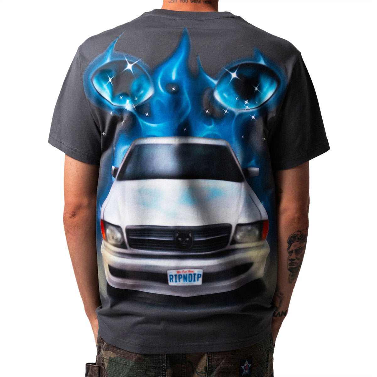 RIPNDIP Ride Or Die T-Shirt - Charcoal image 4