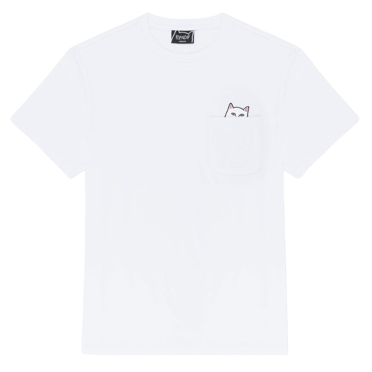 RIPNDIP Lord Nermal Pocket T-Shirt - White II image 1