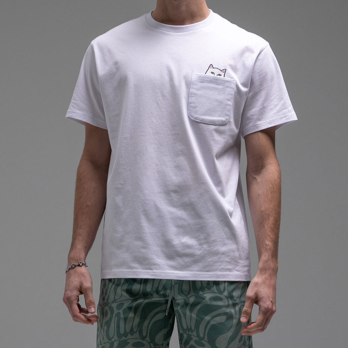 RIPNDIP Lord Nermal Pocket T-Shirt - White II image 2
