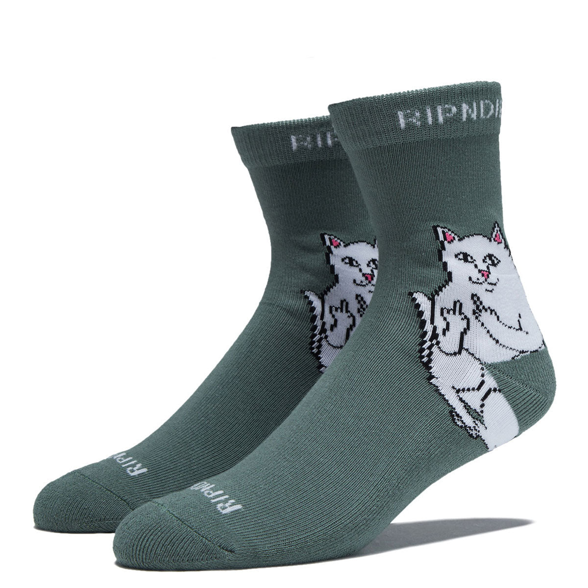 RIPNDIP Lord Nermal Socks - Pine Green image 1