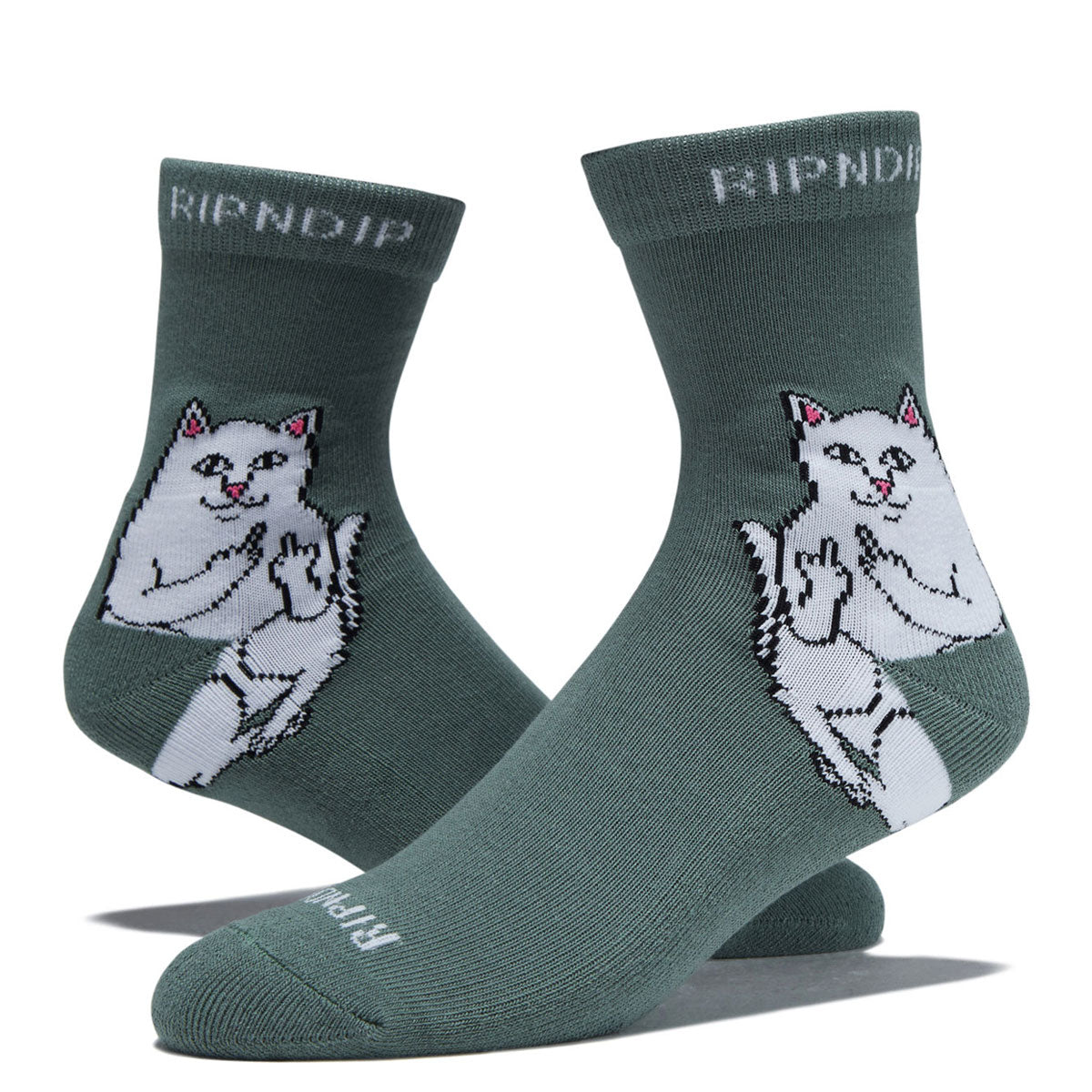 RIPNDIP Lord Nermal Socks - Pine Green image 2