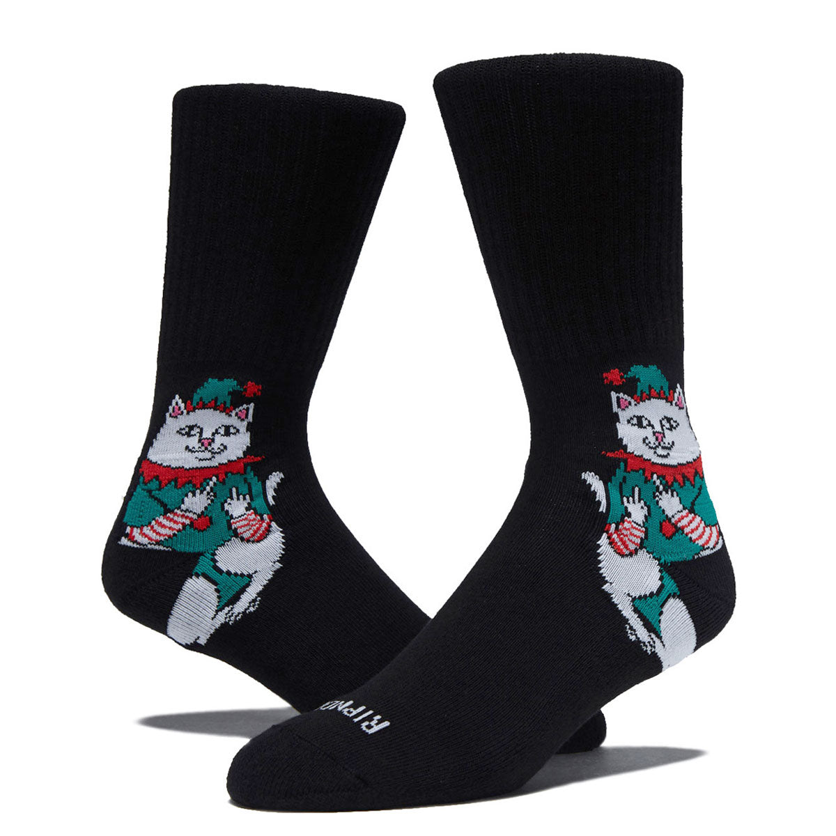 RIPNDIP Nermal Elf Socks - Black image 2