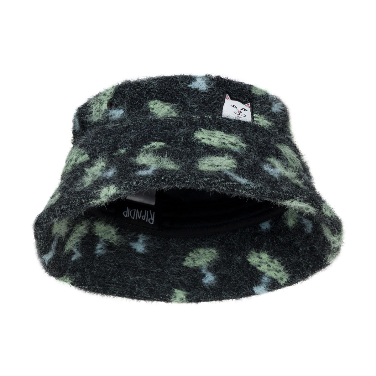 RIPNDIP Lord Nermal World Mohair Bucket Hat - Black image 3