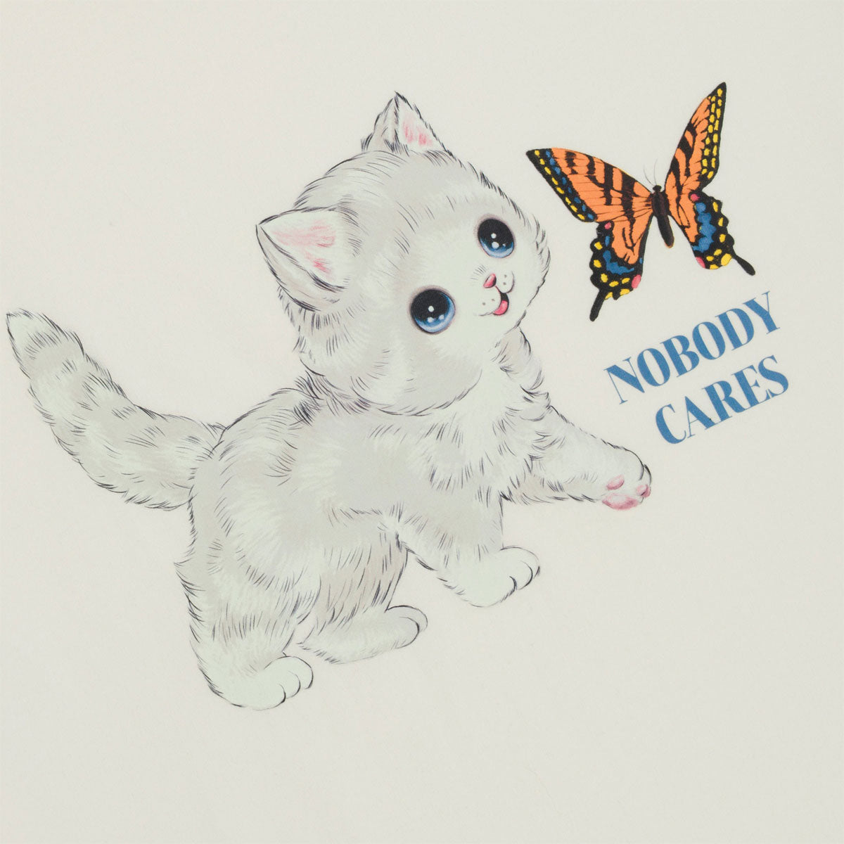 RIPNDIP Nobody Cares T-Shirt - Bone image 3