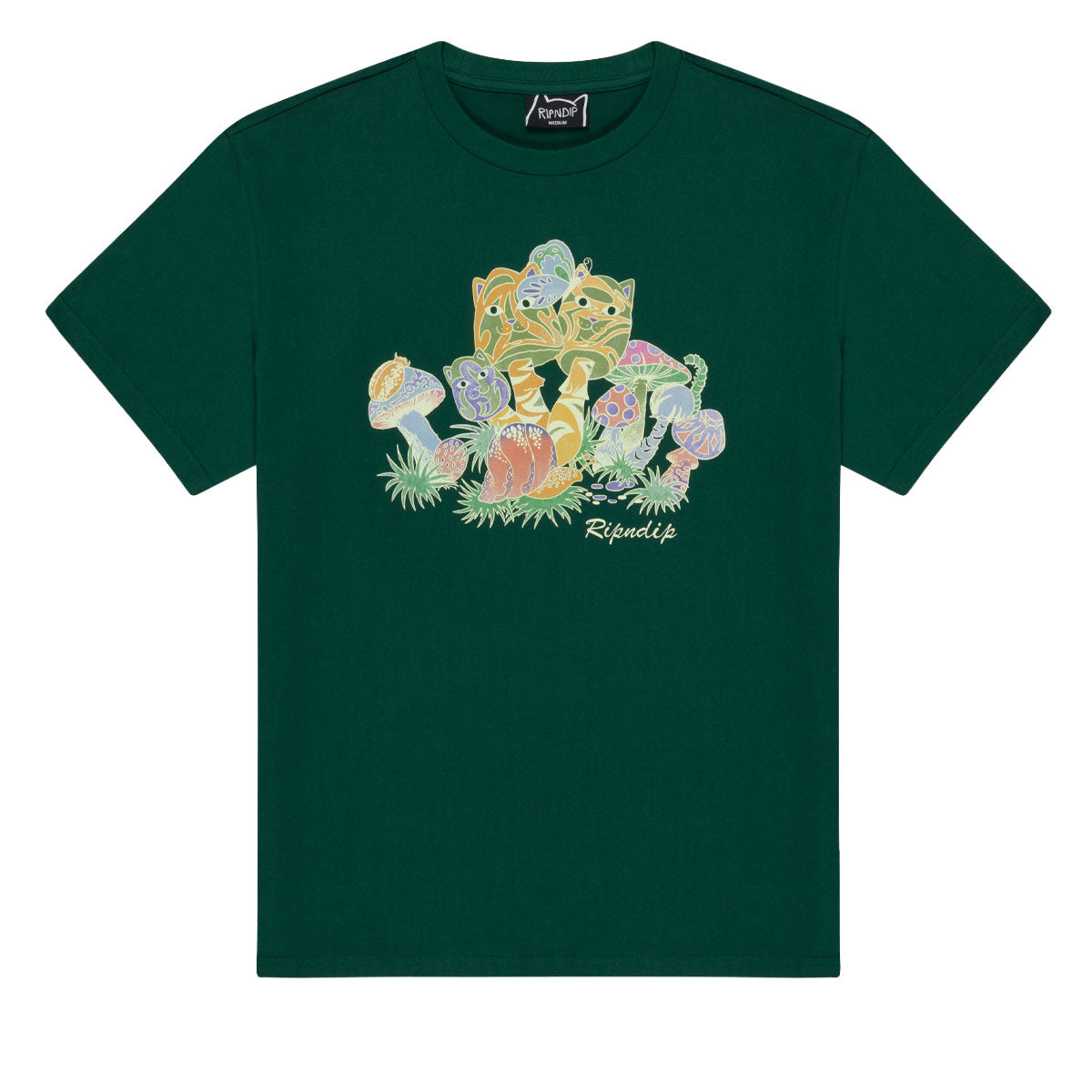 RIPNDIP Great Outdoors T-Shirt - Hunter Green image 1