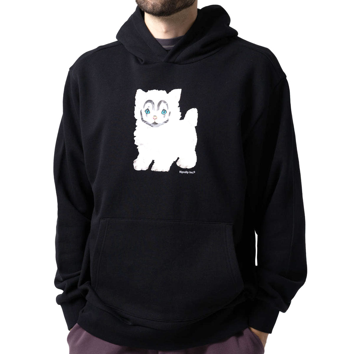 RIPNDIP Pet Me Im Cute Hoodie - Black image 3