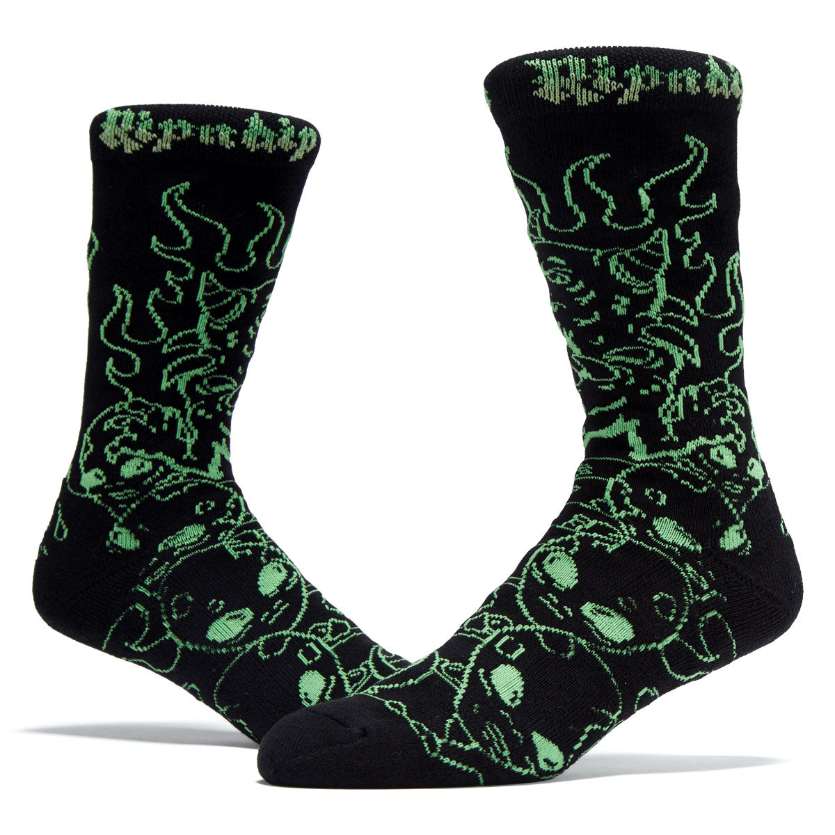 RIPNDIP Horntail Socks - Black image 2