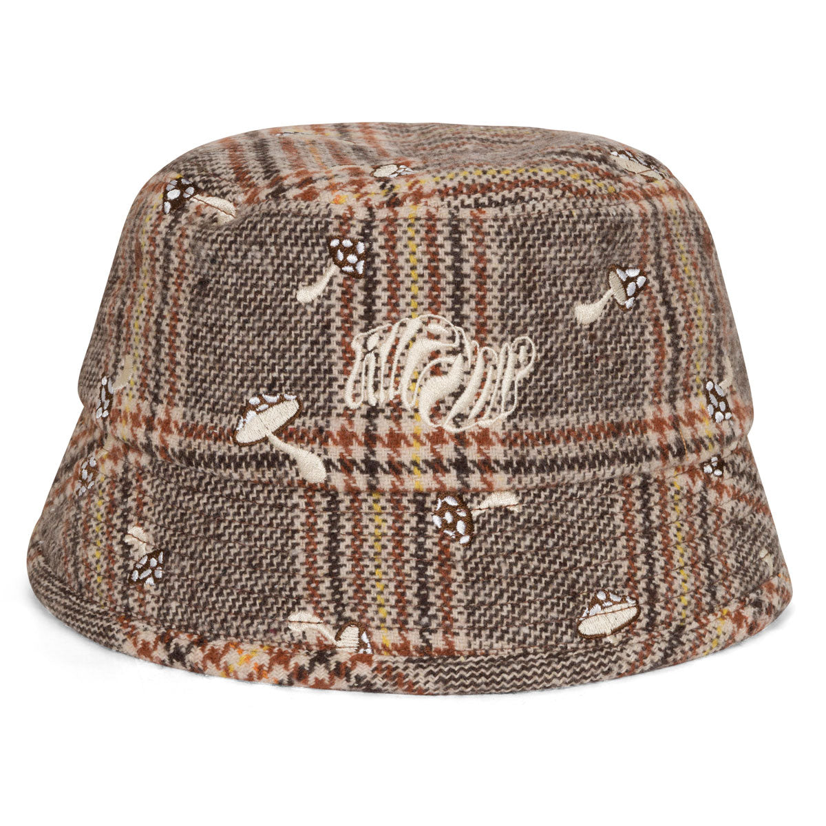 RIPNDIP Euphoria Bucket Hat - Brown Plaid image 1