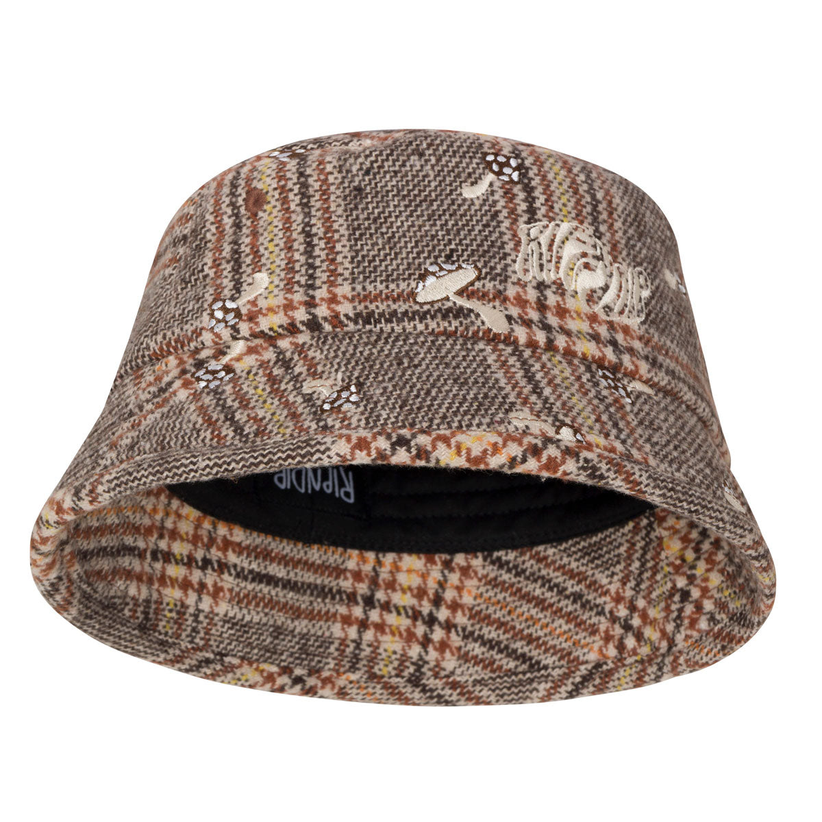 RIPNDIP Euphoria Bucket Hat - Brown Plaid image 3