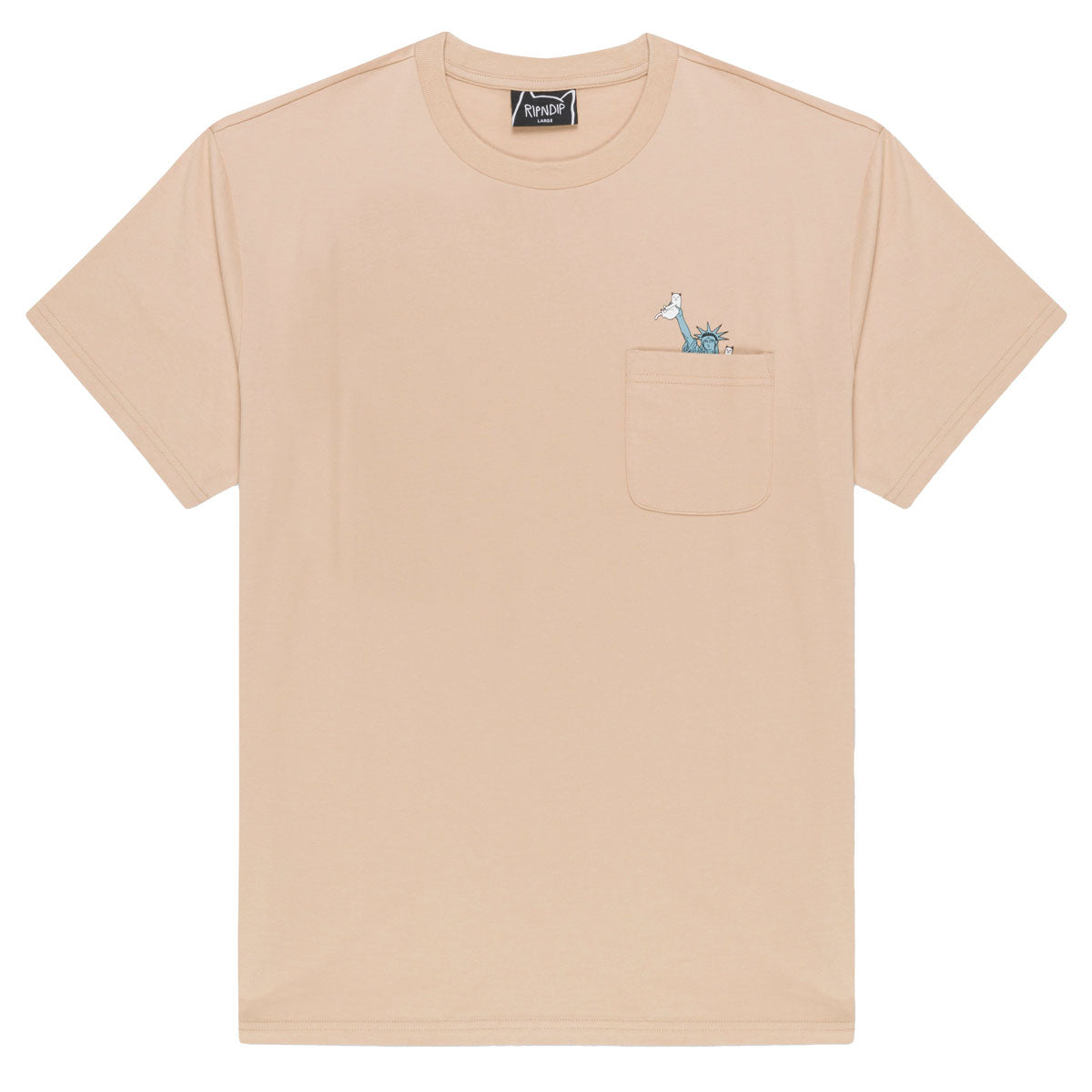 RIPNDIP Liberty Pocket T-Shirt - Almond image 1