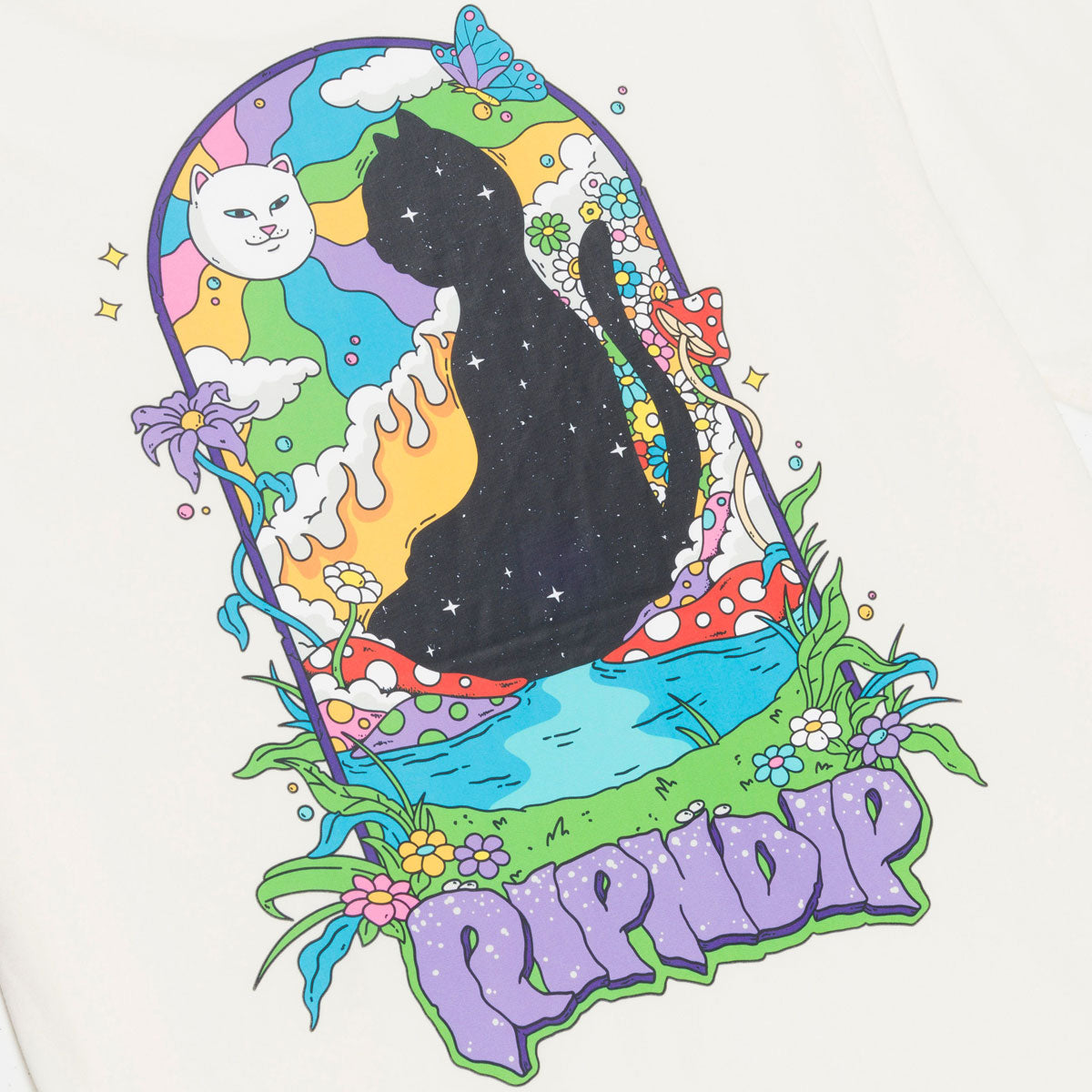 RIPNDIP Jerm Oasis T-Shirt - Bone image 3