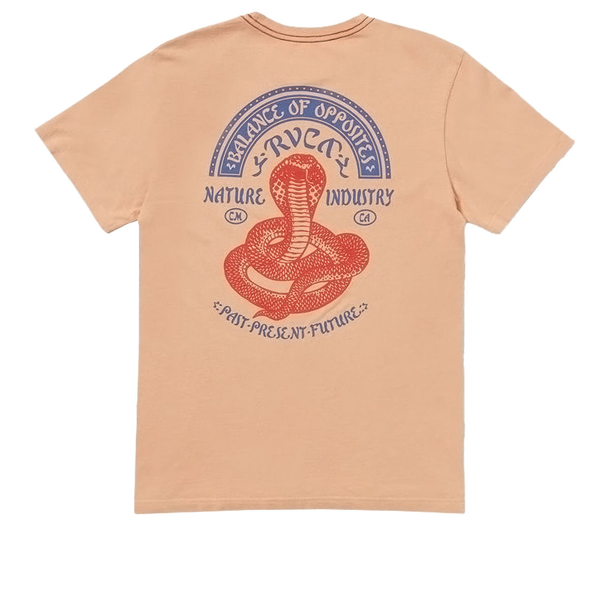 RVCA Snake Charmer T-Shirt - Sanddune image 4