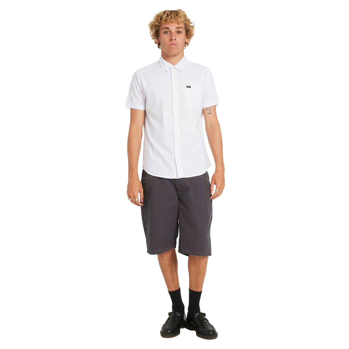 RVCA Thatll Do Stretch Shirt - White 2025 image 4
