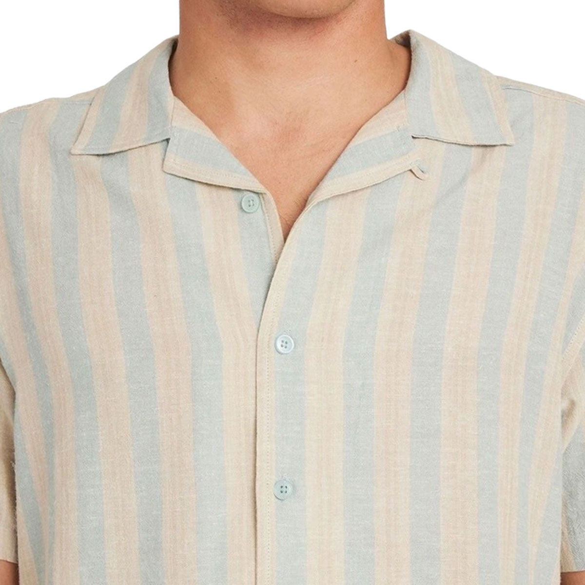RVCA Beat Stripe Shirt - Chambray image 3