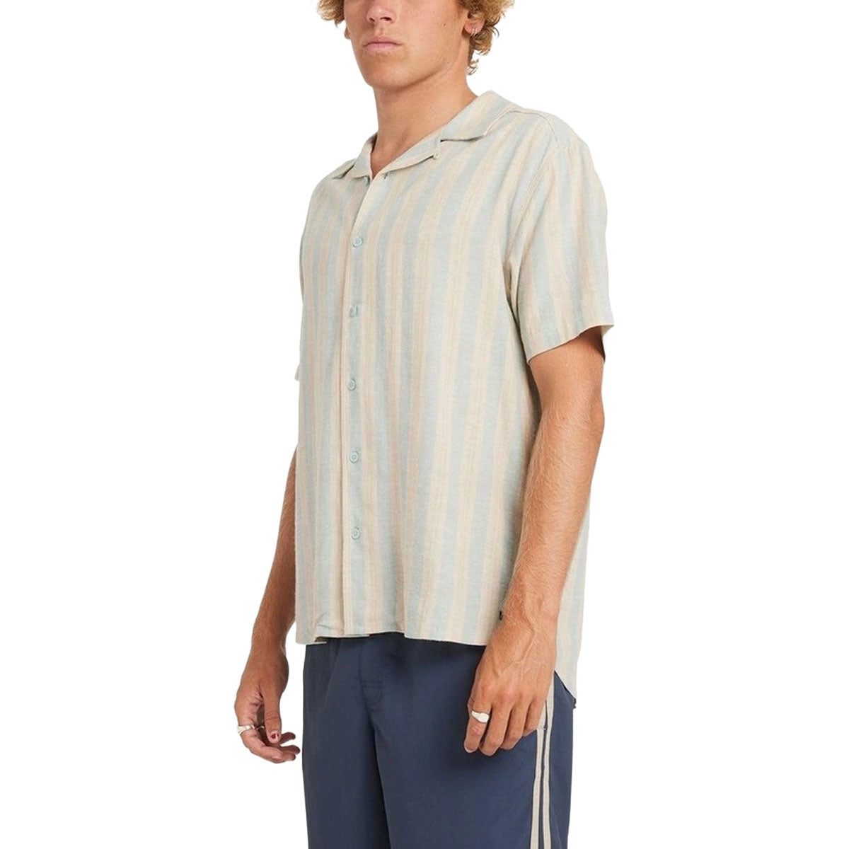RVCA Beat Stripe Shirt - Chambray image 4