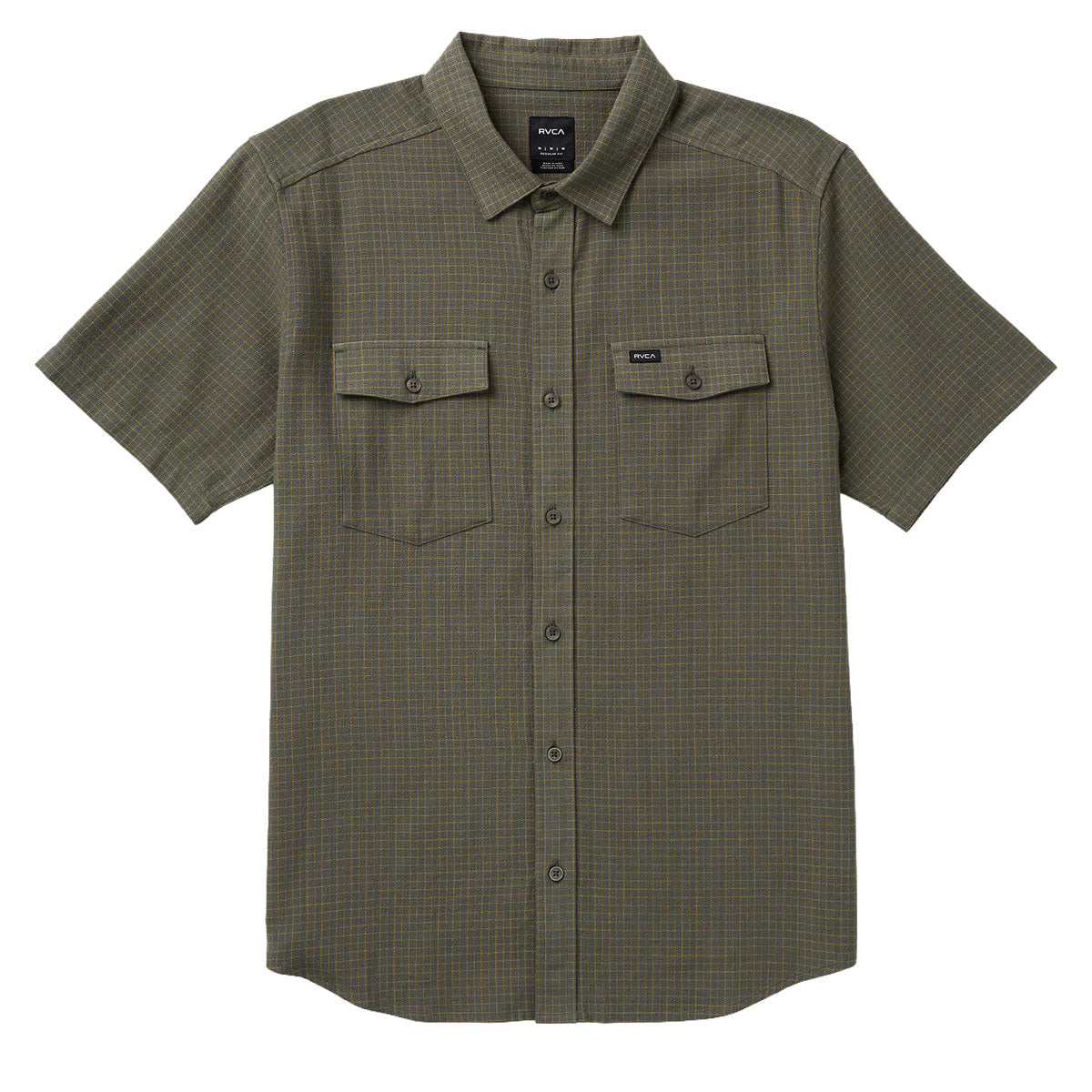 RVCA Costa Plaid Shirt - Sage Leaf image 5