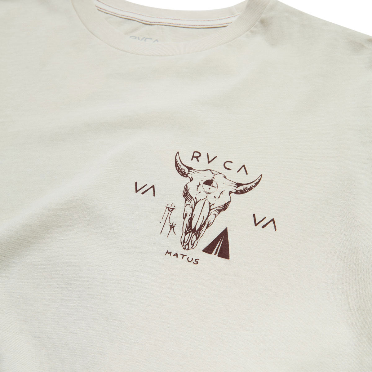 RVCA Matus Bison T-Shirt - Ceramic image 3